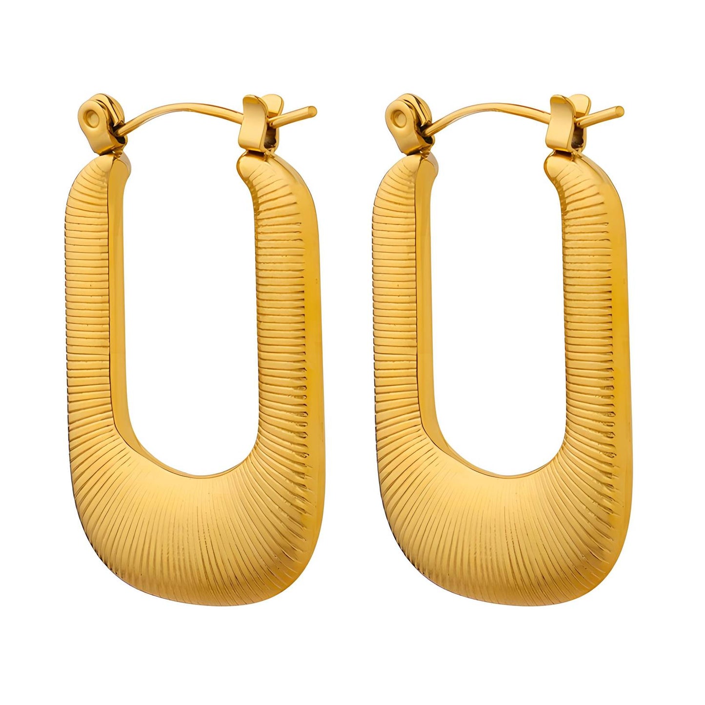 Long Squared Earrings